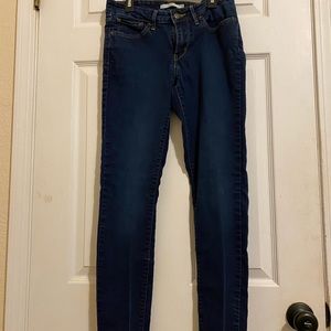 Levi’s Skinny 711 dark blue Jeans, waist size 28